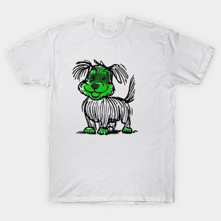 Happy Dogyy in an environment friendly look T-Shirt